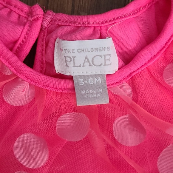 Hot pink polka dot dress - Picture 3 of 3